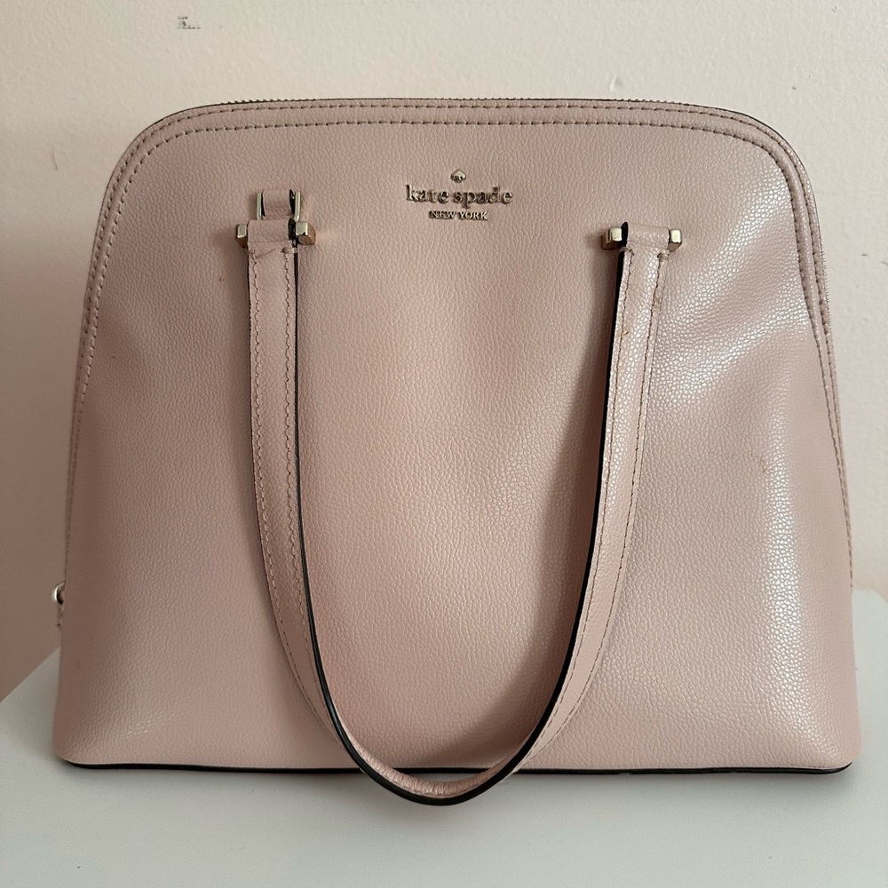 Kate Spade Pink Leather Tote Bag